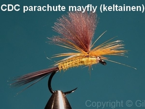 CDC parachute mayfly (keltainen)